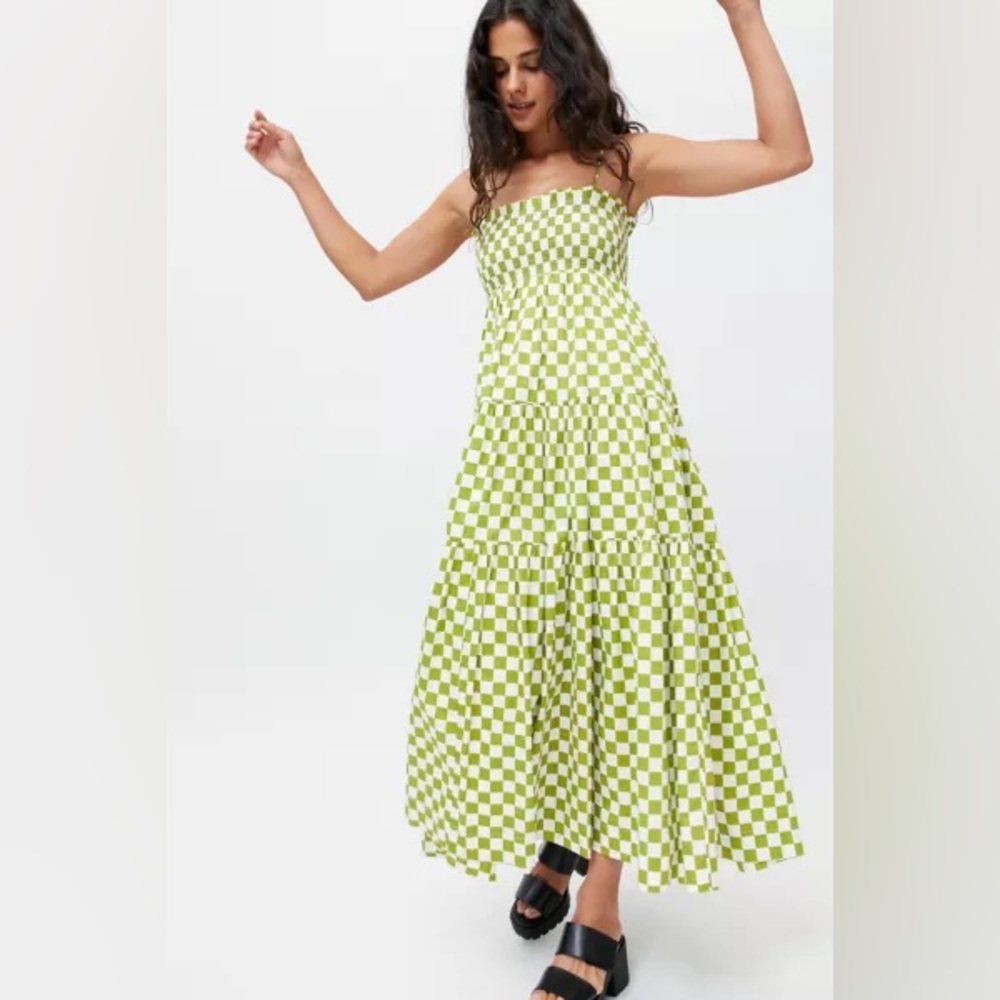 En Saison Smocked Bodice Midi Dress (orig $159)